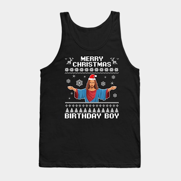 Jesus Christ Birthday Boys Tank Top by Melaine GoddessArt